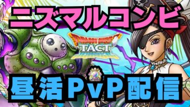 【ドラクエタクト】昼活PvP配信！完凸ニズマルコンビで遊びます！現在マスター１！【DQT】