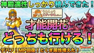 【ドラクエタクト】しっかり神殿適性！大魔王ミルドラース＆ローラ姫の才能開花性能