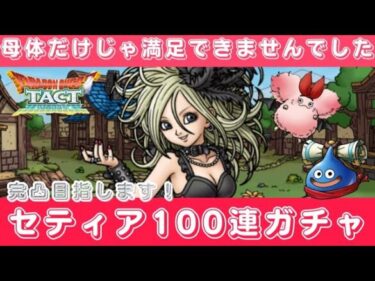 【ドラクエタクト】やっぱり完凸目指します！とりあえずセティア100連ガチャ！【DQT】