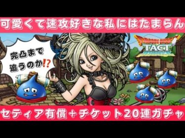 【ドラクエタクト】何がなんでも母体は絶対ほしい！有償10連＋チケット20連！セティアガチャ！【DQT】